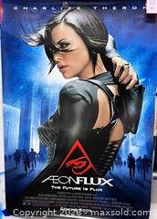 MaxSold Auction: Aeon Flux Movie Poster – Charlize Theron - Los Angeles (California, USA) SELLER MANAGED Reseller Online Auction - Devonshire Street