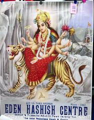 MaxSold Auction: Giant Eden Hash Center Poster (Later Printing - Los Angeles (California, USA) SELLER MANAGED Reseller Online Auction - Devonshire Street