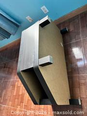 MaxSold Auction: IKEA LACK Corner TV Stand / Table – Black-Brown, Pre-Owned - Los Angeles (California, USA) SELLER MANAGED Reseller Online Auction - Devonshire Street