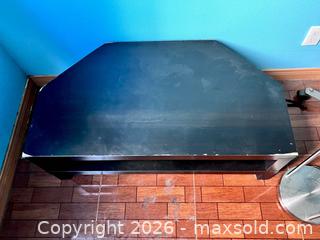 MaxSold Auction: IKEA LACK Corner TV Stand / Table – Black-Brown, Pre-Owned - Los Angeles (California, USA) SELLER MANAGED Reseller Online Auction - Devonshire Street