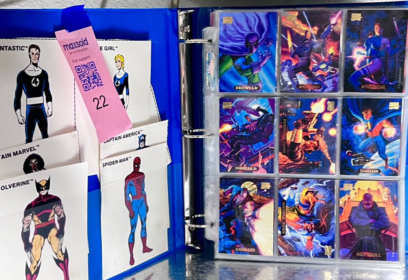 marvel trading card binder Yoobi x Marvel Avengers Icons 1" Binder Set, 4 Pack