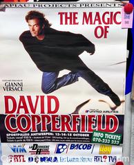 MaxSold Auction: Vintage David Copperfield Magic Poster Belgium Dutch Text Rare International - Los Angeles (California, USA) SELLER MANAGED Reseller Online Auction - Devonshire Street