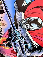 MaxSold Auction: Vintage DC Comics Steel Poster – 22 x 34 - Los Angeles (California, USA) SELLER MANAGED Reseller Online Auction - Devonshire Street