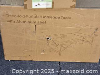 MaxSold Auction: Brand new massage table with pad set - Sun City (Arizona, USA) PARTNER MANAGED Downsizing Online Auction - North 107th Avenue