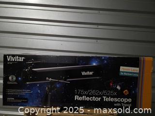 MaxSold Auction: Brand new vivtar reflector telescope  - Sun City (Arizona, USA) PARTNER MANAGED Downsizing Online Auction - North 107th Ave