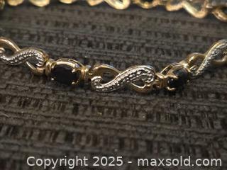 MaxSold Auction: Gorgeous sterling silver tennis bracelet  - Sun City (Arizona, USA) PARTNER MANAGED Downsizing Online Auction - North 107th Ave