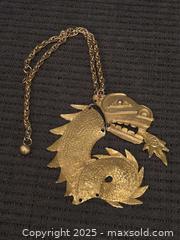 MaxSold Auction: Rare signed Kenneth land large dragon necklace  - Sun City (Arizona, USA) PARTNER MANAGED Downsizing Online Auction - North 107th Avenue