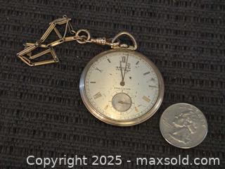 MaxSold Auction: Vintage gruen veri-thin pocketeatch  - Sun City (Arizona, USA) PARTNER MANAGED Downsizing Online Auction - North 107th Ave