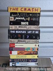 MaxSold Auction: Vintage music vhs tapes Metallica much more - Sun City (Arizona, USA) PARTNER MANAGED Downsizing Online Auction - North 107th Avenue