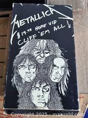 MaxSold Auction: Vintage music vhs tapes Metallica much more - Sun City (Arizona, USA) PARTNER MANAGED Downsizing Online Auction - North 107th Avenue