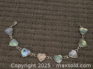MaxSold Auction: Wonderful sterling silver heart bracelet  - Sun City (Arizona, USA) PARTNER MANAGED Downsizing Online Auction - North 107th Avenue