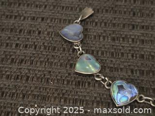 MaxSold Auction: Wonderful sterling silver heart bracelet  - Sun City (Arizona, USA) PARTNER MANAGED Downsizing Online Auction - North 107th Avenue