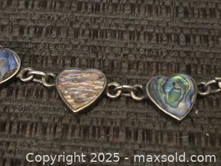 MaxSold Auction: Wonderful sterling silver heart bracelet  - Sun City (Arizona, USA) PARTNER MANAGED Downsizing Online Auction - North 107th Avenue