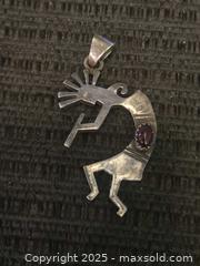 MaxSold Auction: Wonderful sterling silver kokopelli pendant - Sun City (Arizona, USA) PARTNER MANAGED Downsizing Online Auction - North 107th Ave