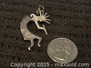 MaxSold Auction: Wonderful sterling silver kokopelli pendant - Sun City (Arizona, USA) PARTNER MANAGED Downsizing Online Auction - North 107th Ave