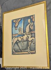 MaxSold Auction: Mid-Century Framed Georges Rouault "Little Equestrian" The Circus Of The Falling Star Fauvist Aquatint Etching - Toronto (Ontario, Canada) PARTNER MANAGED Reseller Online Auction - Railside Road