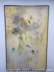 MaxSold Auction: Very Large "Musique" 1982 Acrylic Painting On Canvas Artist Signed Judy Singer 67" Tall - Toronto (Ontario, Canada) PARTNER MANAGED Reseller Online Auction - Railside Road