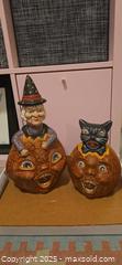 MaxSold Auction: Decorative Halloween Witch and Cat Figurine Pair - San Jose (California, USA) SELLER MANAGED Downsizing Online Auction - Paladin Drive