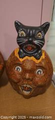 MaxSold Auction: Decorative Halloween Witch and Cat Figurine Pair - San Jose (California, USA) SELLER MANAGED Downsizing Online Auction - Paladin Drive