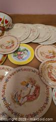 MaxSold Auction: Lot of 20+ Vintage Tin/Metal Toy Plates, Mixed Designs - San Jose (California, USA) SELLER MANAGED Downsizing Online Auction - Paladin Drive