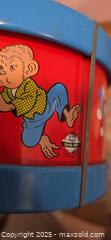 MaxSold Auction: Ohio Art Children's Tin Toy Drum Set, Lot of 3, Mid-Century - San Jose (California, USA) SELLER MANAGED Downsizing Online Auction - Paladin Drive