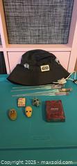 MaxSold Auction: Star Wars Lot: Bucket Hat, Sealed Playing Cards, Mini Pods &#38; Pin - San Jose (California, USA) SELLER MANAGED Downsizing Online Auction - Paladin Drive