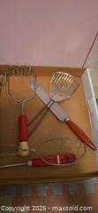 MaxSold Auction: Vintage Metal Kitchen Utensils, Lot of 7 - San Jose (California, USA) SELLER MANAGED Downsizing Online Auction - Paladin Drive
