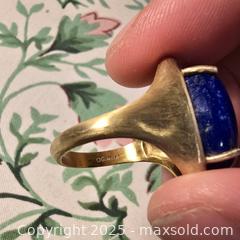 MaxSold Auction: Vintage sterling silver and lapis lazuli ring - San Jose (California, USA) SELLER MANAGED Downsizing Online Auction - Paladin Drive