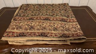 MaxSold Auction: 19TH CENTURY TURKISH WOODBLOCK PRINT STYLE FABRIC. BEAUTIFUL! - San Francisco (California, USA) SELLER MANAGED Estate Sale Online Auction - Kenwood Way