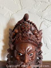 MaxSold Auction: Antique Hand-Carved Asian Emperor Mask – Vintage Rosewood Wall Art, Theatrical & Cultural Decor - San Francisco (California, USA) SELLER MANAGED Estate Sale Online Auction - Kenwood Way