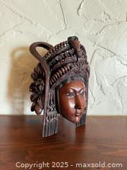 MaxSold Auction: Antique Hand-Carved Asian Empress Mask – Vintage Rosewood Wall Art, Theatrical & Cultural Decor - San Francisco (California, USA) SELLER MANAGED Estate Sale Online Auction - Kenwood Way