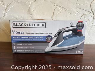 MaxSold Auction: Black + Decker Vitessa Advanced Steam Cord Reel Iron  - San Francisco (California, USA) SELLER MANAGED Estate Sale Online Auction - Kenwood Way