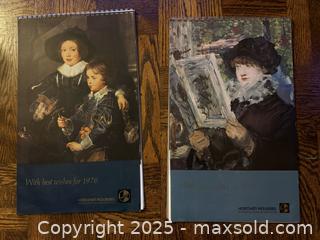 MaxSold Auction: Edouard Manet Woman Reading, Hoechst-Roussel Pharmaceuticals Vintage Advertising Calendar.  - San Francisco (California, USA) SELLER MANAGED Estate Sale Online Auction - Kenwood Way