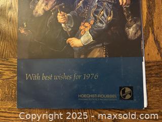 MaxSold Auction: Edouard Manet Woman Reading, Hoechst-Roussel Pharmaceuticals Vintage Advertising Calendar.  - San Francisco (California, USA) SELLER MANAGED Estate Sale Online Auction - Kenwood Way