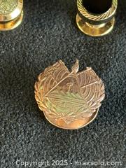 MaxSold Auction: Gold Tone and Onyx Cuff links Lot  - San Francisco (California, USA) SELLER MANAGED Estate Sale Online Auction - Kenwood Way