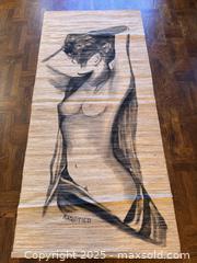 MaxSold Auction: HUGE Vintage Handmade Nude Figure Portrait Charcoal Wall Art by Karhitica - San Francisco (California, USA) SELLER MANAGED Estate Sale Online Auction - Kenwood Way