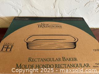 MaxSold Auction: NIB The Pampered Chef New Traditions Collection Rectangular Baker Pan - San Francisco (California, USA) SELLER MANAGED Estate Sale Online Auction - Kenwood Way