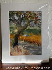 MaxSold Auction: Original Watercolor "November in the Valley" by Bethy Jo March - San Francisco (California, USA) SELLER MANAGED Estate Sale Online Auction - Kenwood Way