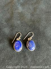 MaxSold Auction: Pair of Lapis and Sterling Earrings - San Francisco (California, USA) SELLER MANAGED Estate Sale Online Auction - Kenwood Way
