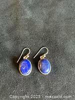 MaxSold Auction: Pair of Lapis and Sterling Earrings - San Francisco (California, USA) SELLER MANAGED Estate Sale Online Auction - Kenwood Way