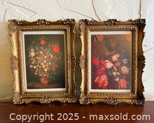 MaxSold Auction: Pair of Vintage Ornate Framed Still Life Art - San Francisco (California, USA) SELLER MANAGED Estate Sale Online Auction - Kenwood Way