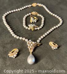 MaxSold Auction: Pearl and Sterling Silver Set - San Francisco (California, USA) SELLER MANAGED Estate Sale Online Auction - Kenwood Way