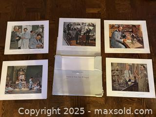 MaxSold Auction: Robert Thom Lithograph Prints, Titled "Conquerors of Disease," Originally Presented by Parke, Davis & Company.  - San Francisco (California, USA) SELLER MANAGED Estate Sale Online Auction - Kenwood Way