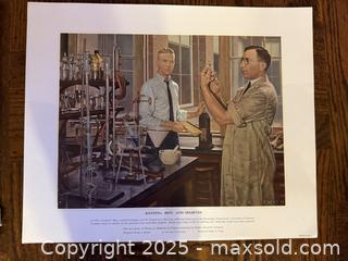 MaxSold Auction: Robert Thom Lithograph Prints, Titled "Conquerors of Disease," Originally Presented by Parke, Davis & Company.  - San Francisco (California, USA) SELLER MANAGED Estate Sale Online Auction - Kenwood Way