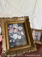 MaxSold Auction: Set of 4 Small Vintage Framed Floral Art #1 - San Francisco (California, USA) SELLER MANAGED Estate Sale Online Auction - Kenwood Way