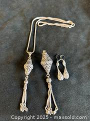 MaxSold Auction: Sterling Silver Bohemian Snake Chain Necklace Set - San Francisco (California, USA) SELLER MANAGED Estate Sale Online Auction - Kenwood Way