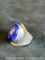MaxSold Auction: Stunning Lapis and Sterling Silver Ring  - San Francisco (California, USA) SELLER MANAGED Estate Sale Online Auction - Kenwood Way