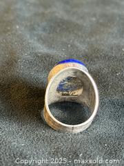 MaxSold Auction: Stunning Lapis and Sterling Silver Ring  - San Francisco (California, USA) SELLER MANAGED Estate Sale Online Auction - Kenwood Way