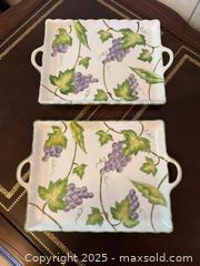 MaxSold Auction: Vintage Andrea By Sadek Wild Grapes Serving Trays - San Francisco (California, USA) SELLER MANAGED Estate Sale Online Auction - Kenwood Way