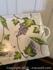 MaxSold Auction: Vintage Andrea By Sadek Wild Grapes Serving Trays - San Francisco (California, USA) SELLER MANAGED Estate Sale Online Auction - Kenwood Way